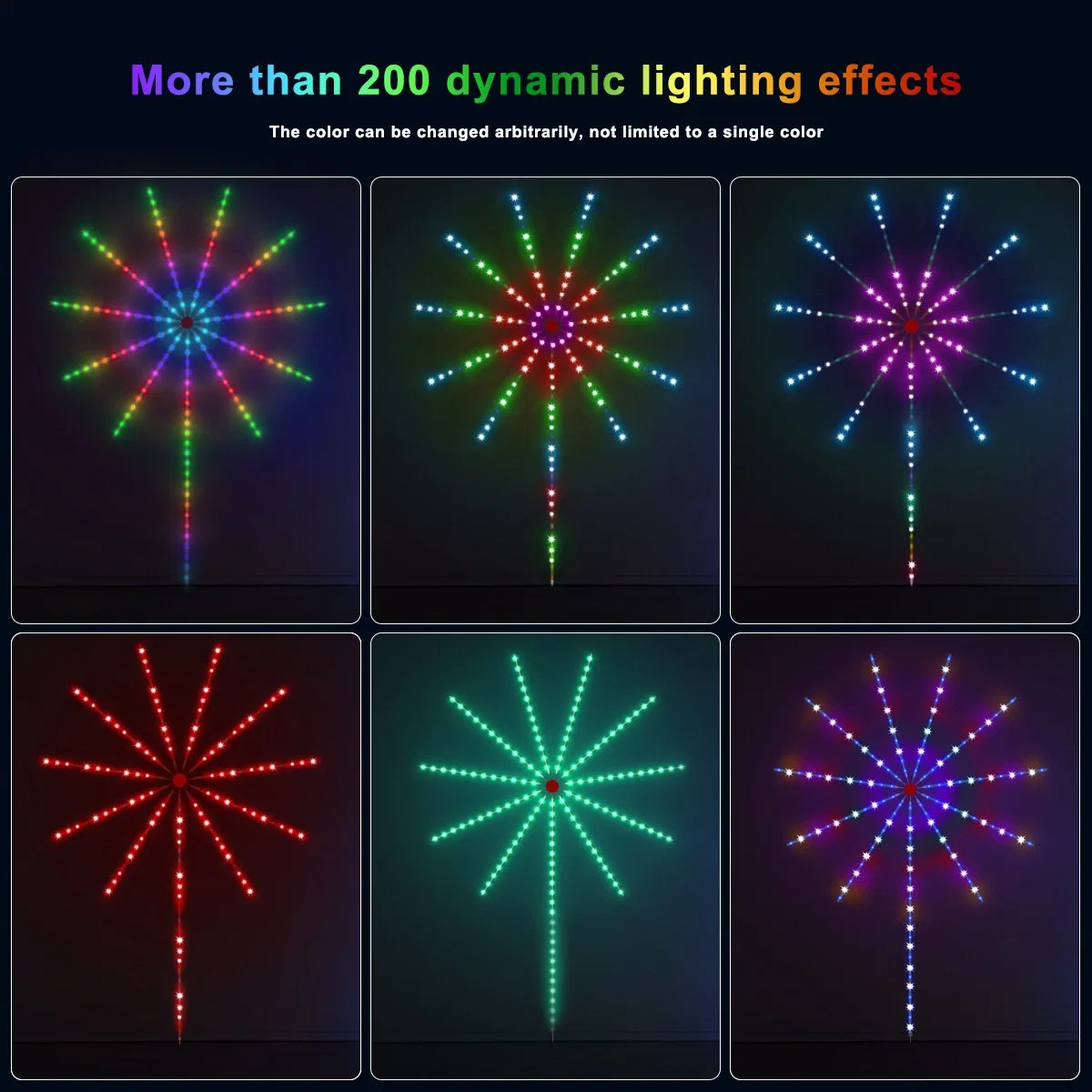 DIY APP Music Remote Firework DC5V 60 LEDs Meter Remote Music Control RGB Pixel Fireworks LED Light Christmas