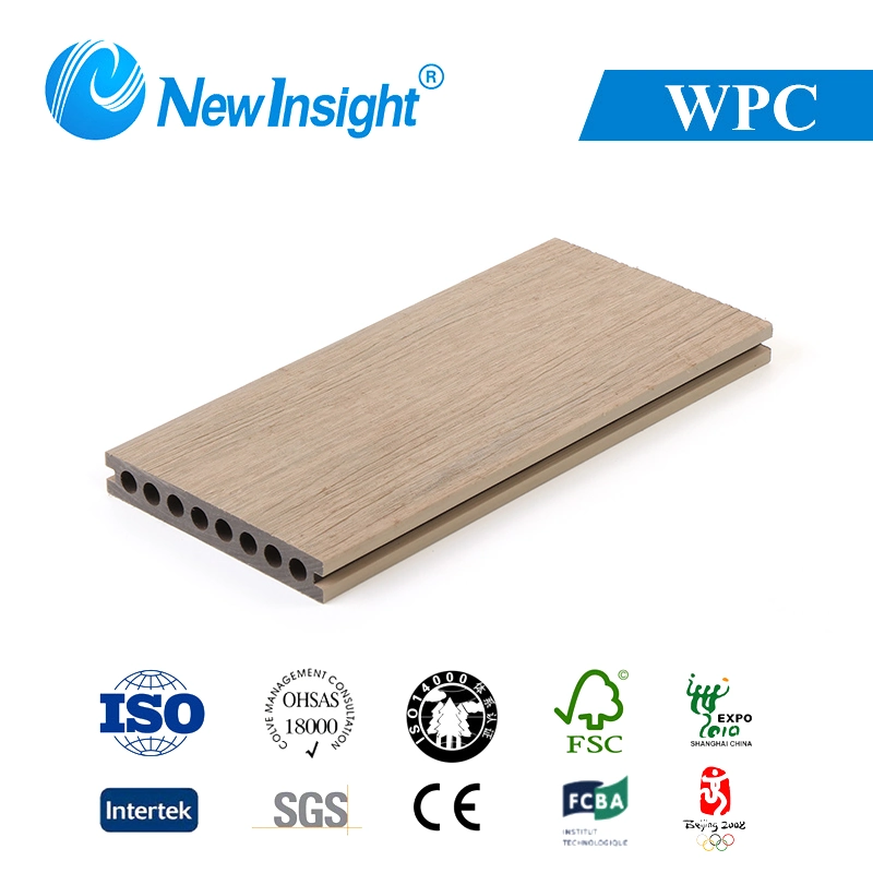 Co-Extrusion Capped Wood Plastic Composite Decking