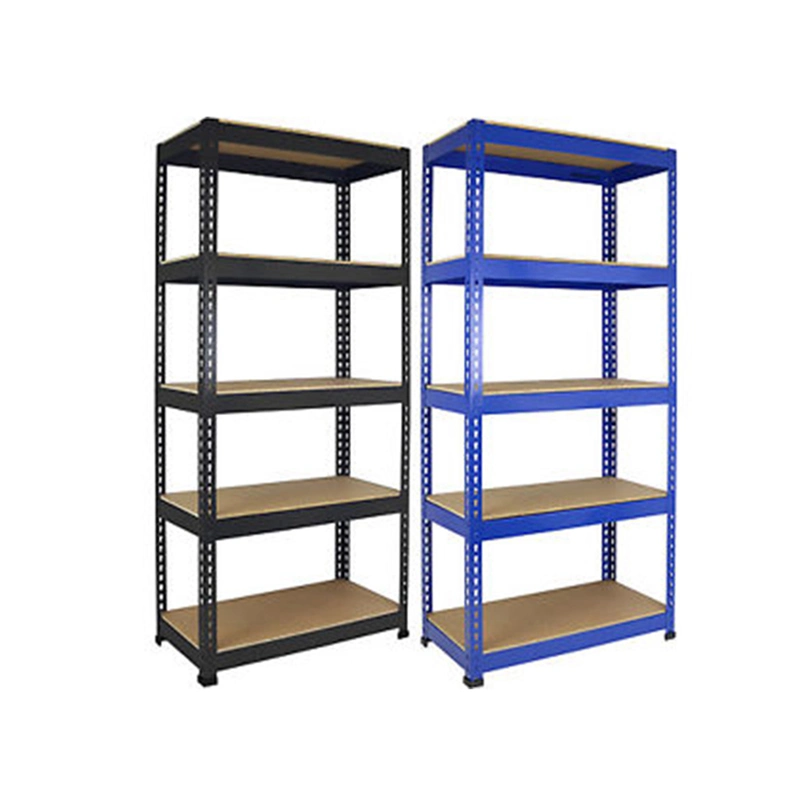 Storage Racks Steel Light Duty Display Stand Boltless Rivet Shelf with China Low Price Garage Shelving for Office Furniture