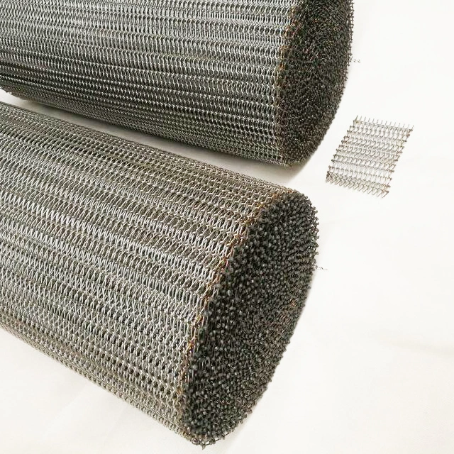 316 Stainless Steel Mesh V Balance Weave Conveyor Wire Belt Mesh Price