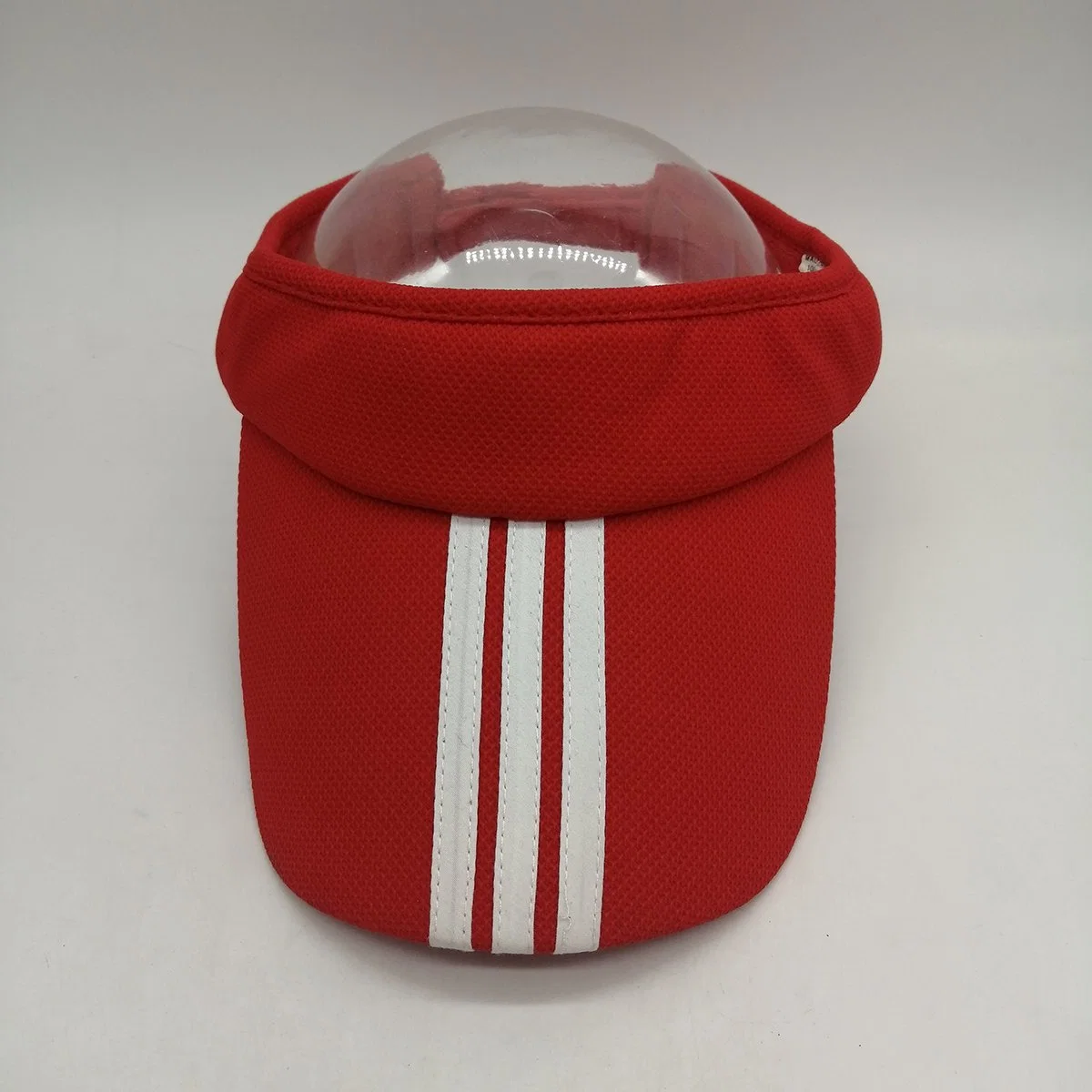 Visera larga Moda personalizada impresión típica Red visera Poliéster Outdoor running Visor Hat Factory Precio