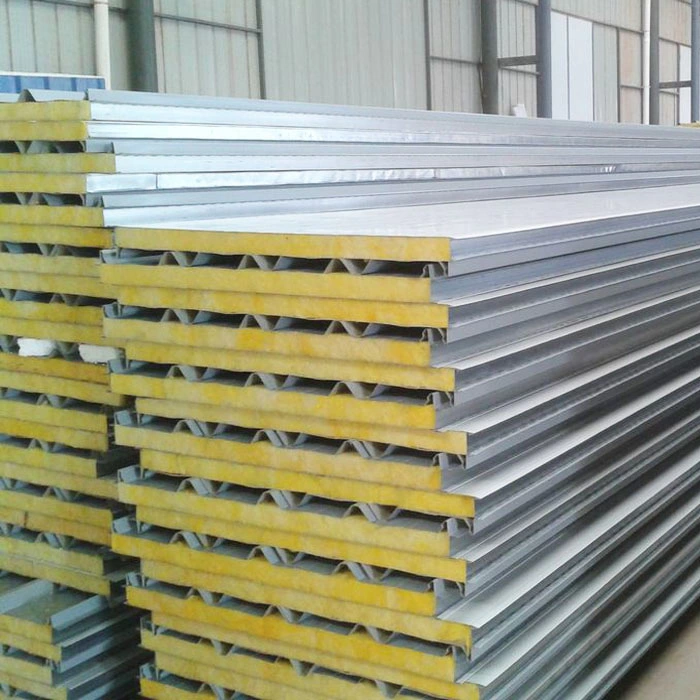 Factory Price Insulated Wall Roof Boards EPS/PU/PIR/Rockwool/Polyurethane/Glasswool Waterproof Sandwich Panels for Steel Warehouse Workshop Building