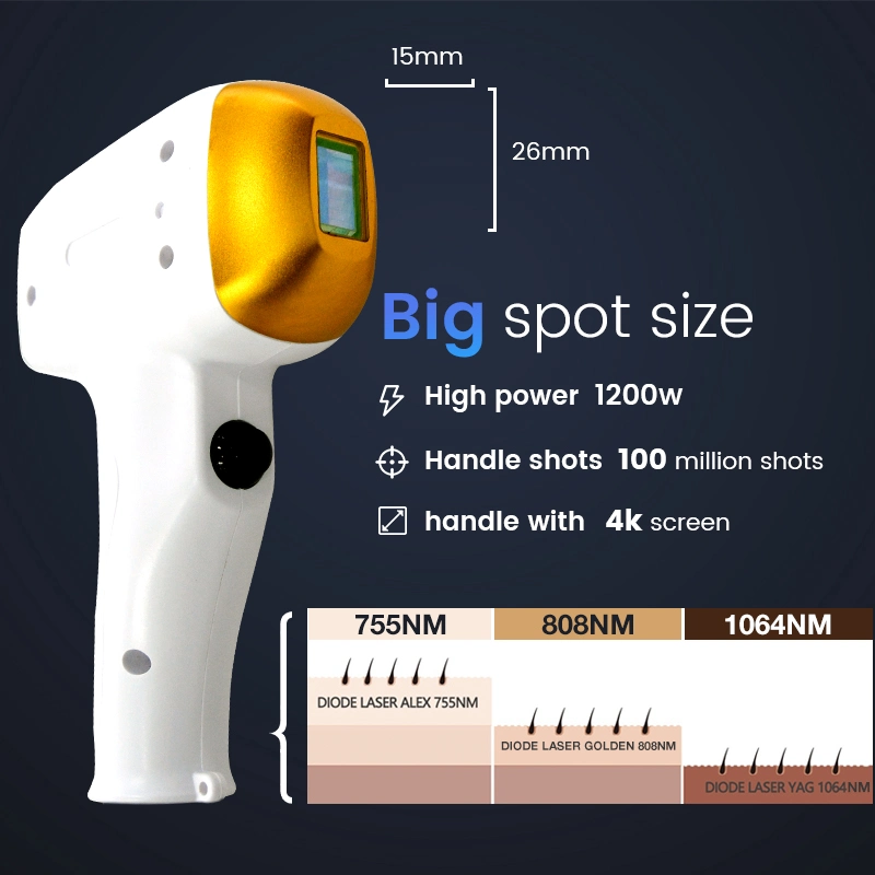 CE Diode Pico Laser Picosecond Hair Skin Color Removal Beauty Machine