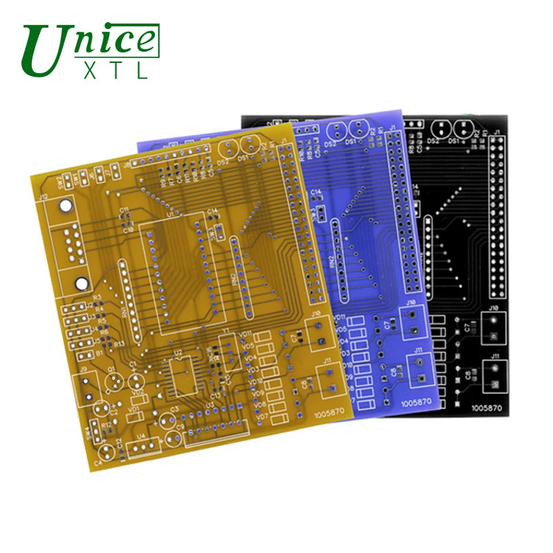 Carte de circuit imprimé rigide standard UL&amp;ISO&amp;RoHS d'usine UNICE