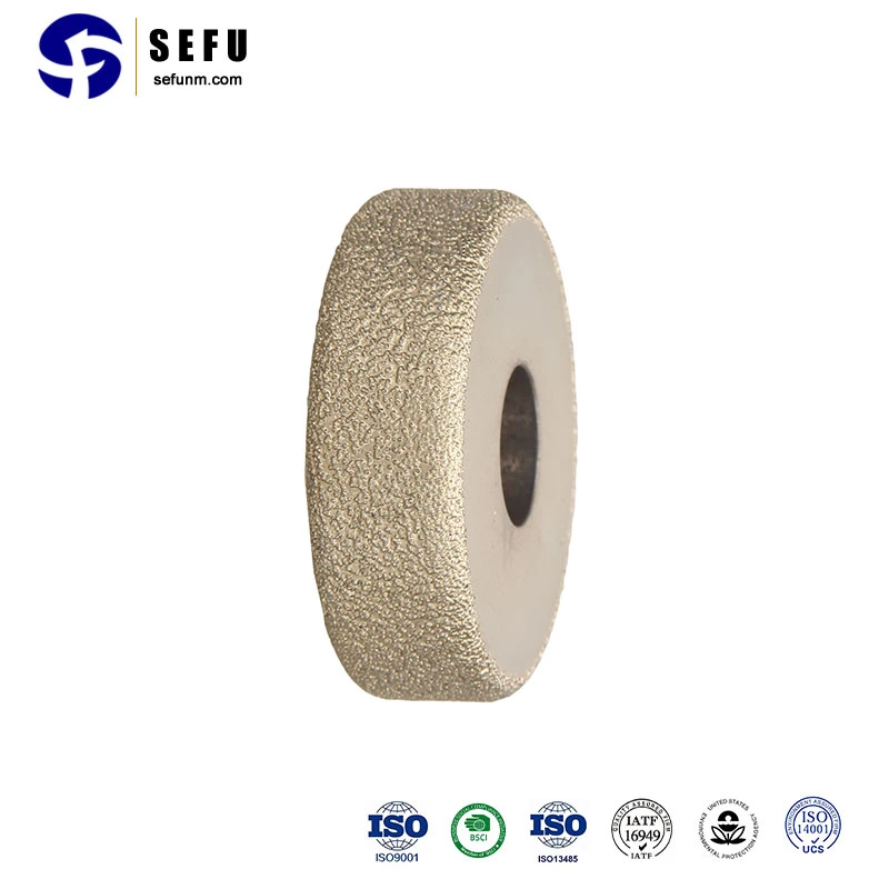 Sefu China Saw Blade Manufacturing Vacuum Brazed Diamond Grinding Wheel Flat Disc Profile Wheel Buffing Wheel Abrasive Tools Diamond Wheel