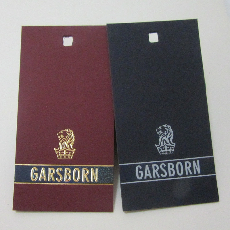 Dongguan Custom Fashion Jeans Paper Hangtag for Clothing