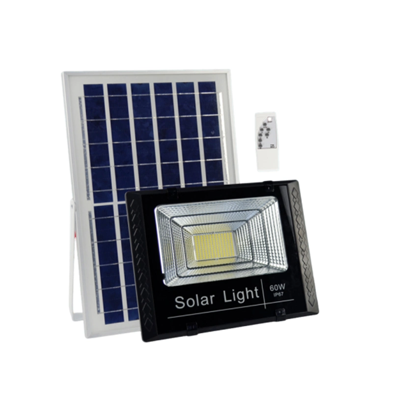 Solar LED Flood Light Garden Spotlight Outdoor Street Remote Control Wall Lamp