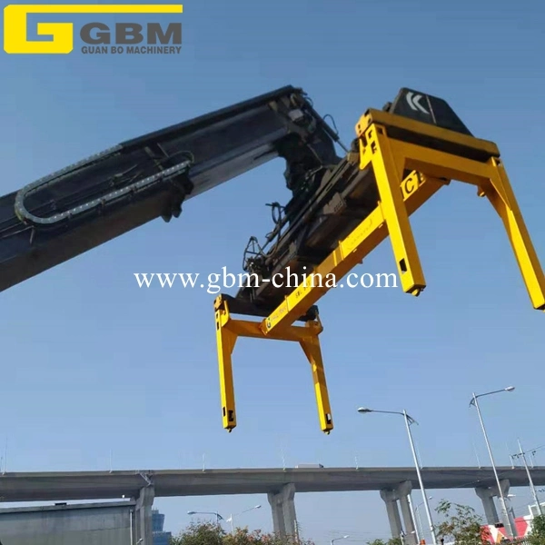 Chinese Brand Zpmc Type 20-40-45FT Telescopic Ohf/Over Height Frane Spreader with Maintenance Platform