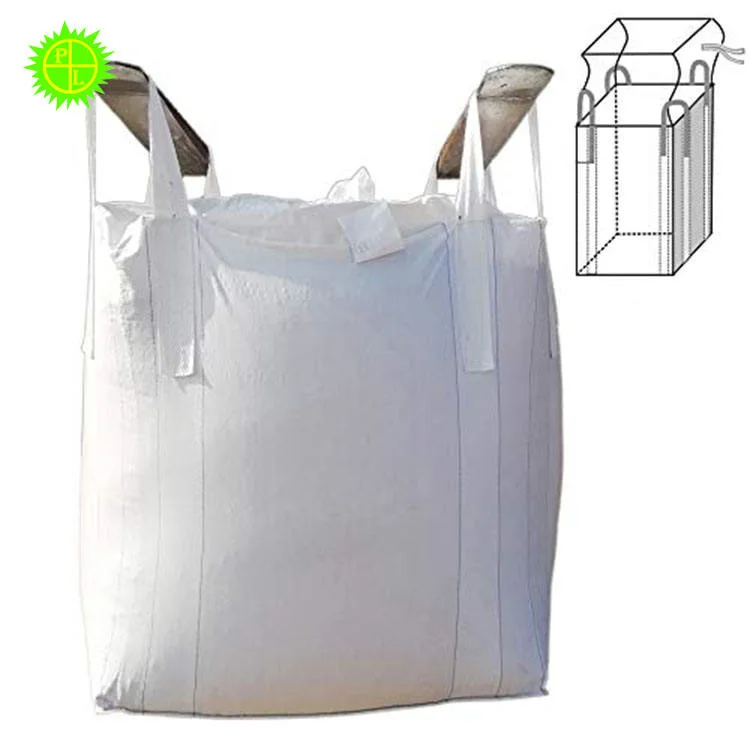 1 tonelada saco de descarga FIBC Bulk Bag fornecedor Jumbo Bag Segura areia gravilha