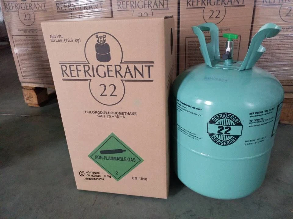 100% de pureza siempre enfriar el refrigerante R22 para automóvil de Gas Gas aire acondicionado