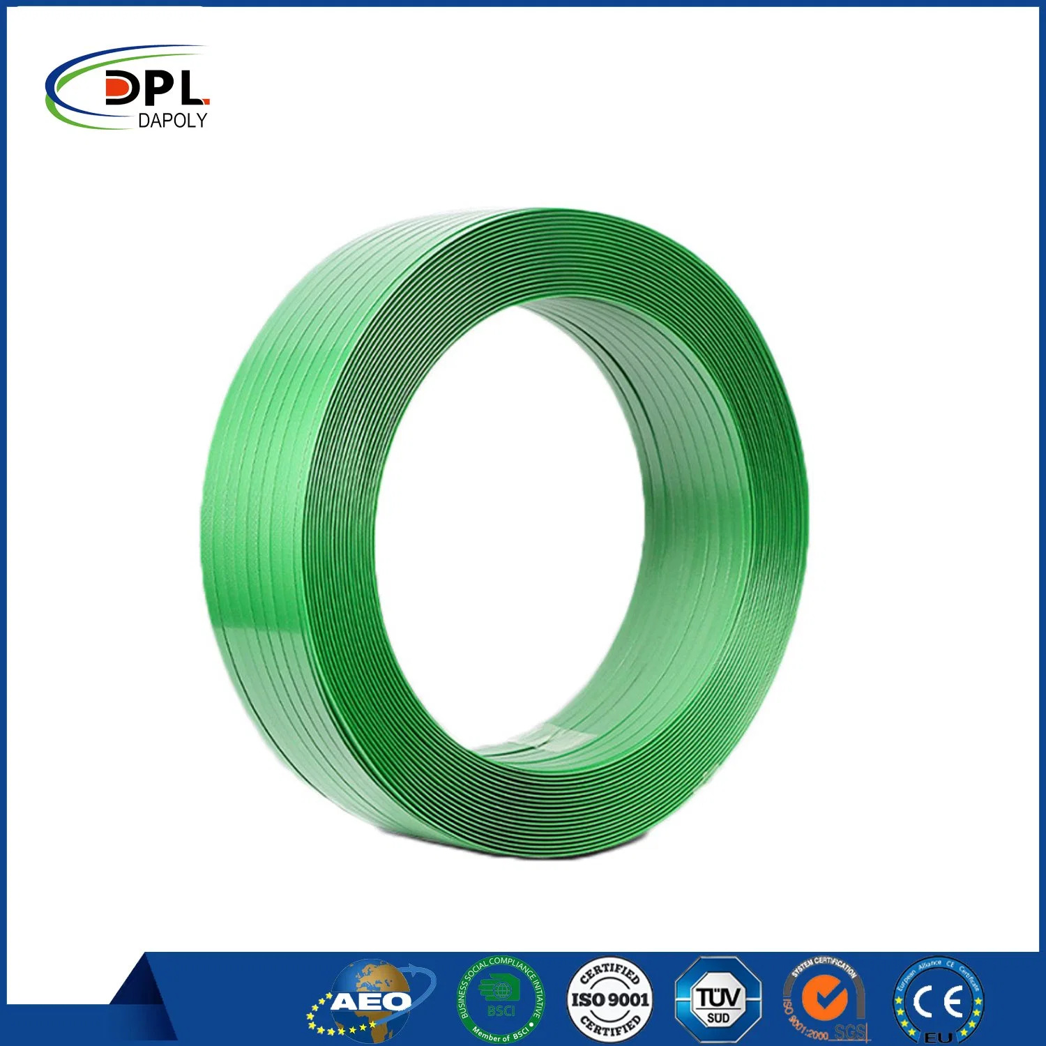Pet Strapping Band Green Heavy Duty Strapping Roll Tape for Carton Pet Strap Global Sale