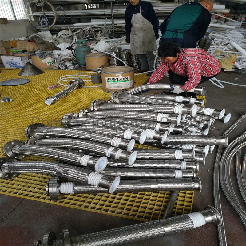 Smoothbore Corrugated PTFE Braided Hoses