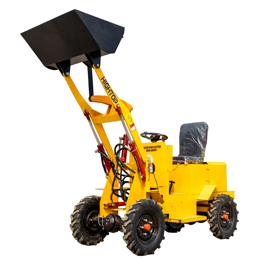 Good Quality Factory Directly Small Mini 4 Wheel Drive Electric Loader with Great Price