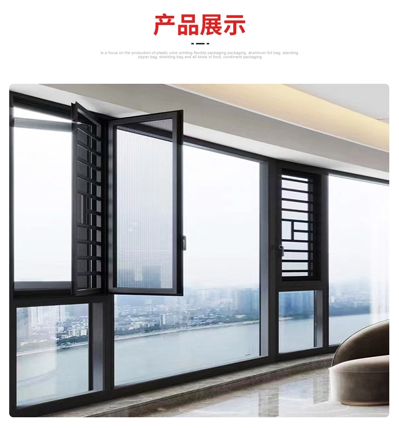 Panoramic Aluminum System Doors and Windowsthermal Break Sliding Aluminium Alloy Casement Profiles