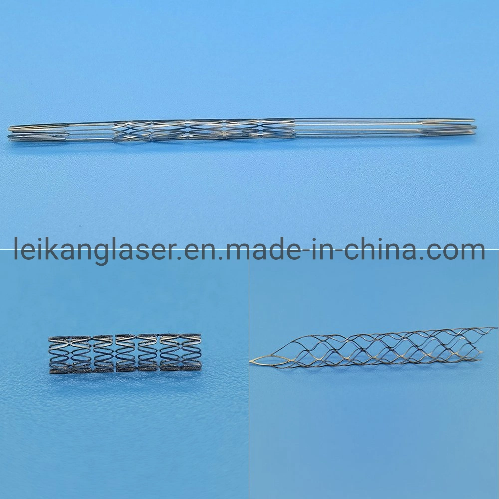 Medizinische Stent Endoskop Laser Schneidemaschine Stahl 316 Tube Laser Schneidvorrichtung