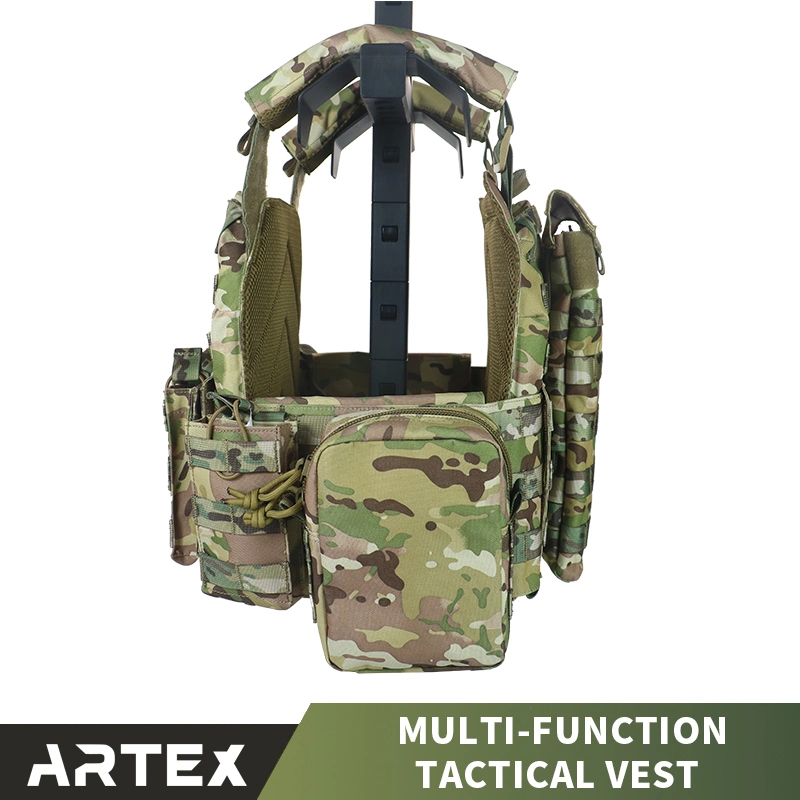 Outdoor Training personalizado especial del sistema Molle militar de la correa de camuflaje Bolsa Revista Chaleco táctico