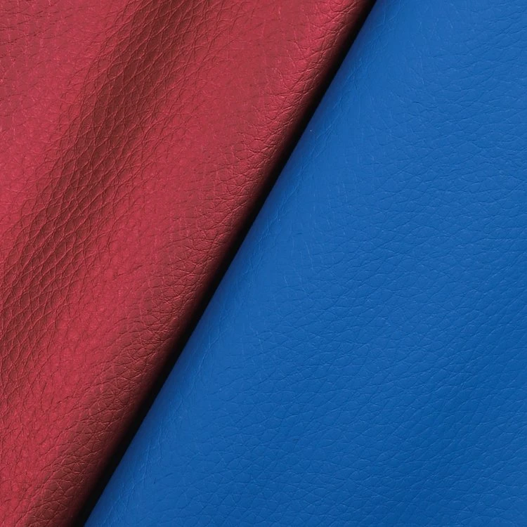 Real Leather Texture Fabric PU Synthetic Faux Leather for Furniture Bags