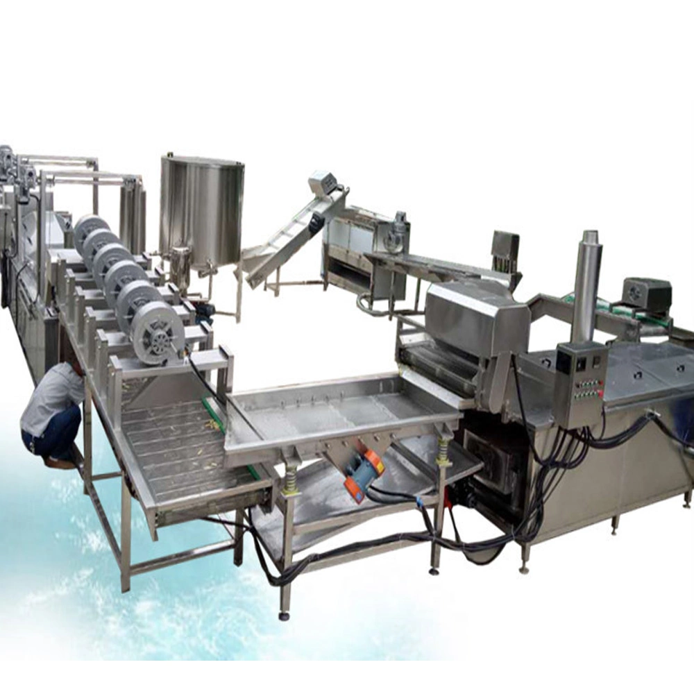 Industrial Fried French Fries Making Machine Potato Chips Production Line Price
