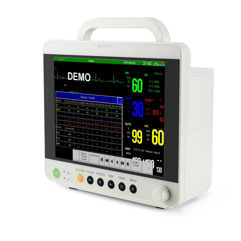 Professional Manufacturer Portable 12.1 Inch Patient Monitor