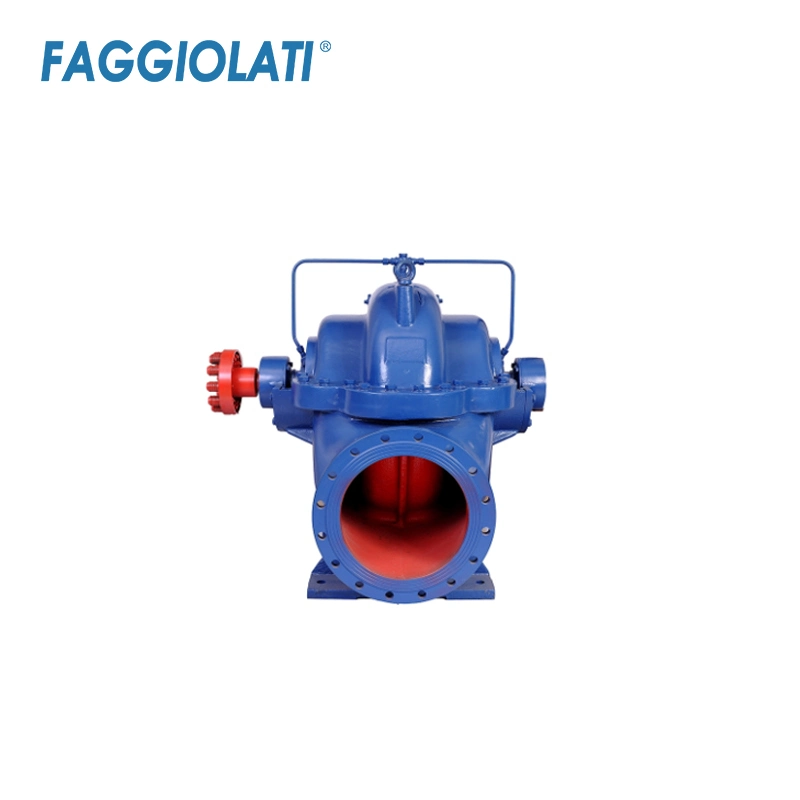 Powerful Large Size Horizontal Middle Open Spiral Double Suction Pipeline Centrifugal Pump Water Pump for Mining