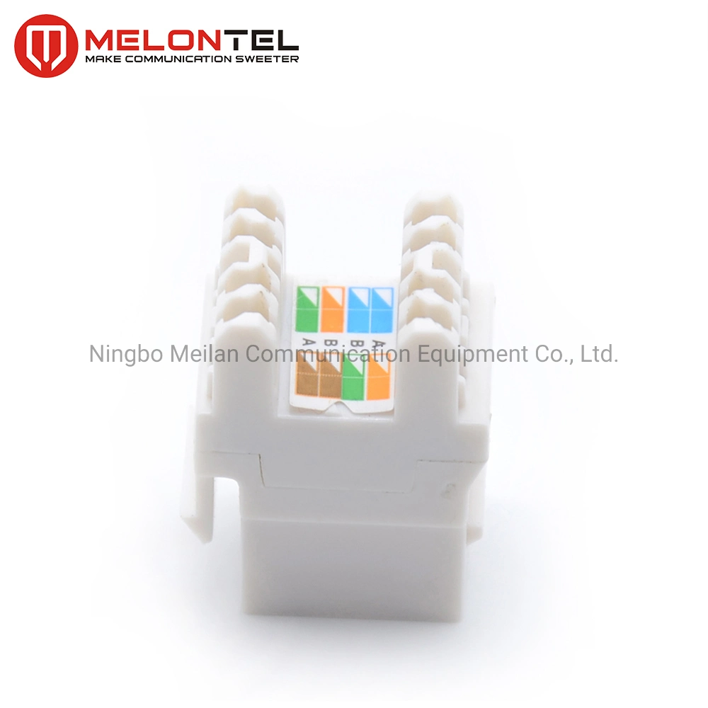 180 Degré RJ45 Cat5e UTP CAT6 femelle Jack Keystone