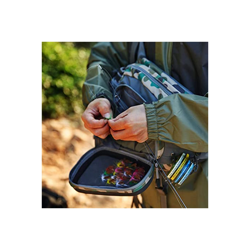 حقيبة يد صيد السمك المحمولة مع الكتفَين الخارجي المقاومة للماء والكتفَين