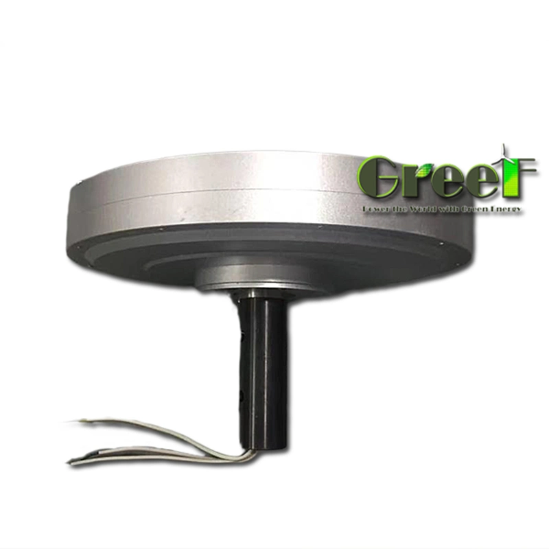 50W 300rpm Low Rpm Low Torque Low Weight Coreless Permanent Magnet Wind Generator, Axial Flux Coreless Generator