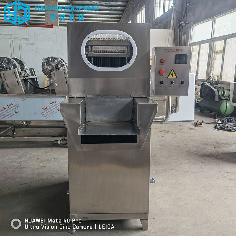 Automatic 40/80needle Stainless Steel Meat Brine Injector Machine Chicken Scline Water Injection Equipment