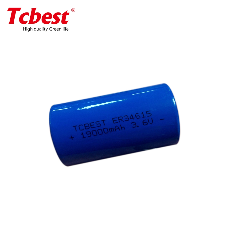 Er D34615 Размер Non-Rechargeable 19000mAh Lisocl2 3,6 литий одноразовые Er34615 аккумулятор для цифровых камер