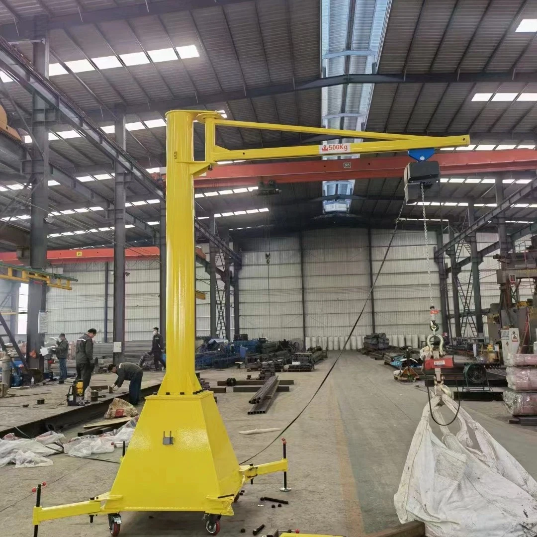 European Standard Jib Crane Pillar Column Type Cantilever Portal Crane 5t