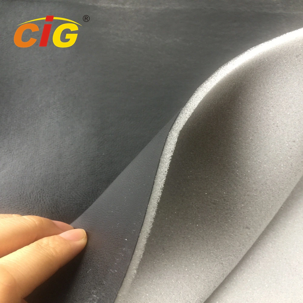 Holes PVC Leather Knitting Backing Fabric for Car Seat Auto Sofa Furnitures