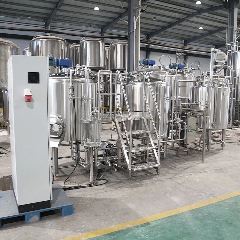 Automatische Bierbrauerei Ausrüstung Edelstahl Komplette Mikrobrauerei Lieferant China Brühgeräte