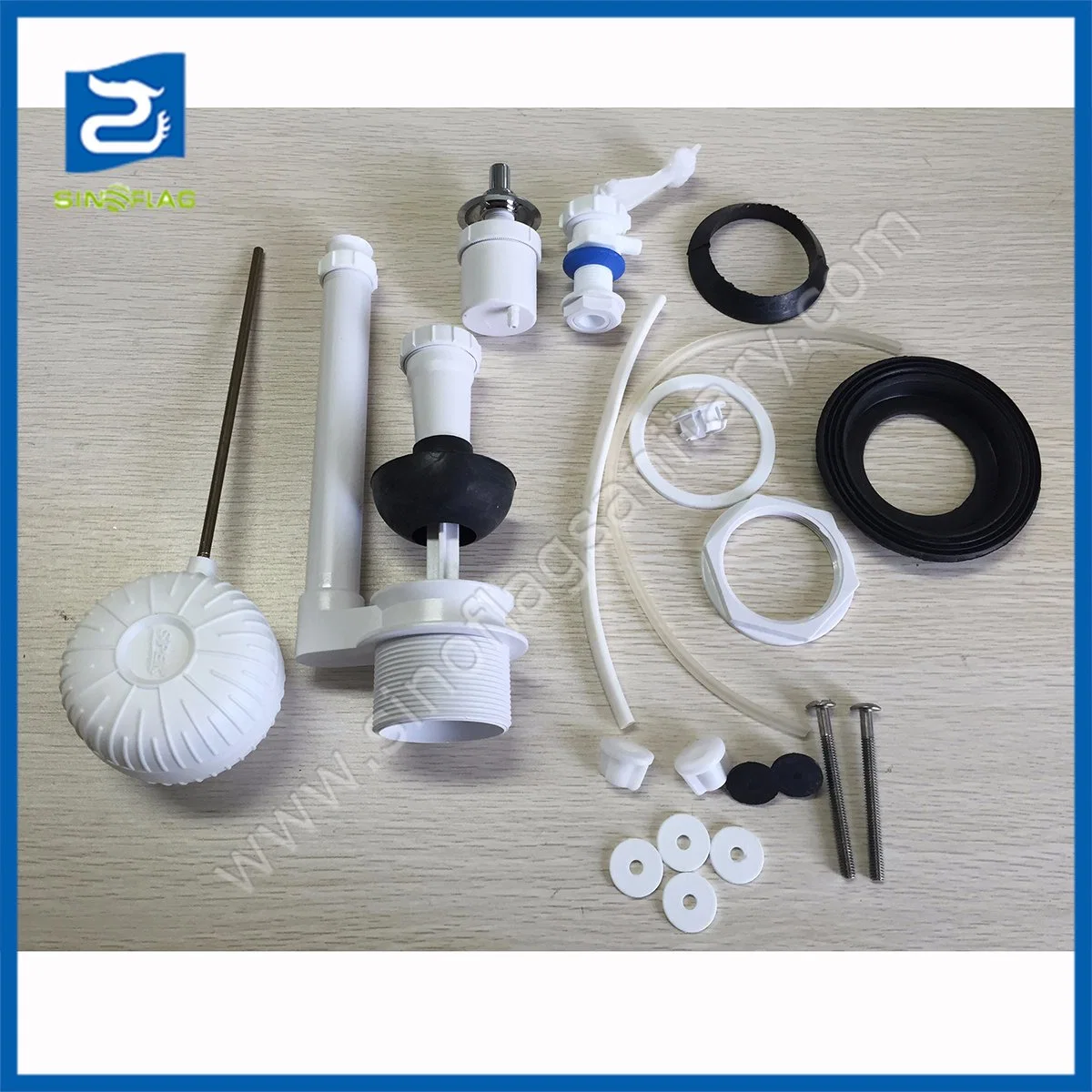 ABS Material Cistern Mechanism Toilet Tank Siphon Flush Fittings