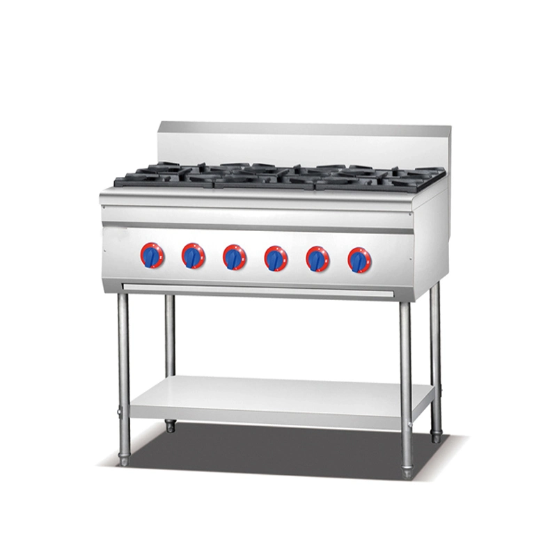 Commercial Cooking Equipment American Type Burners Gas Stove Range