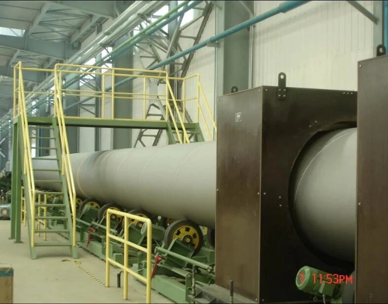 3PE/Three Layer PE Steel Pipe Anti Corrosion Epoxy Powder Coating/PE Wrapping Line/Equipment