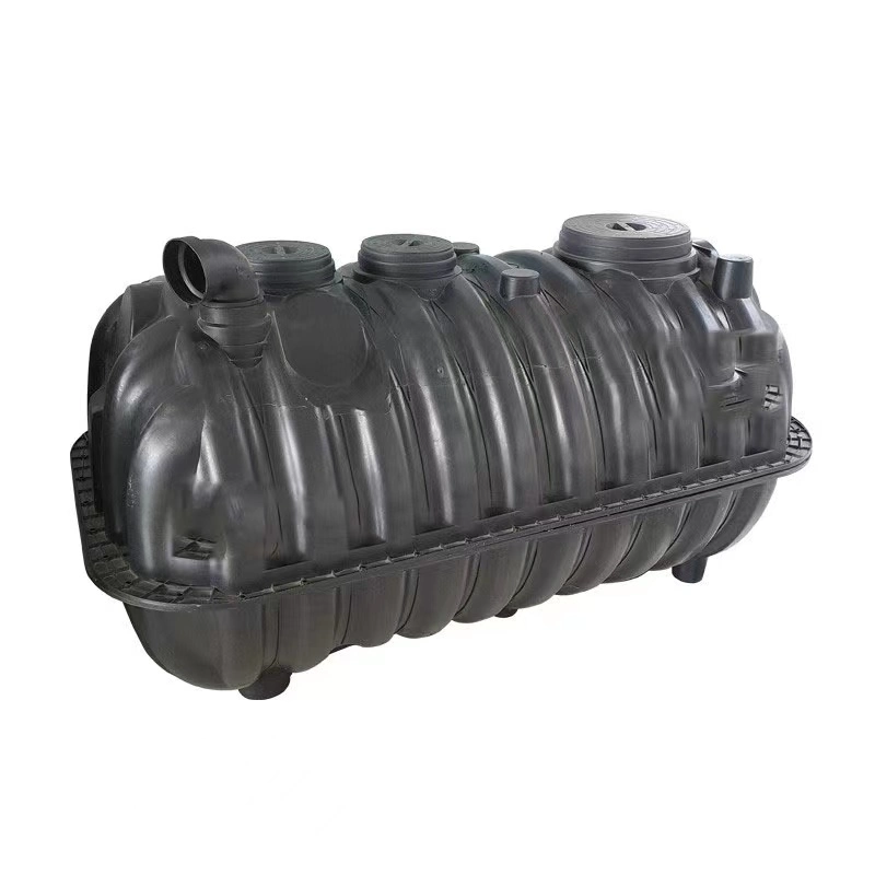 Family Used Small Size Three Chambers Bio Underground PP Plastic Septic Tank for Toilet Water Treatment