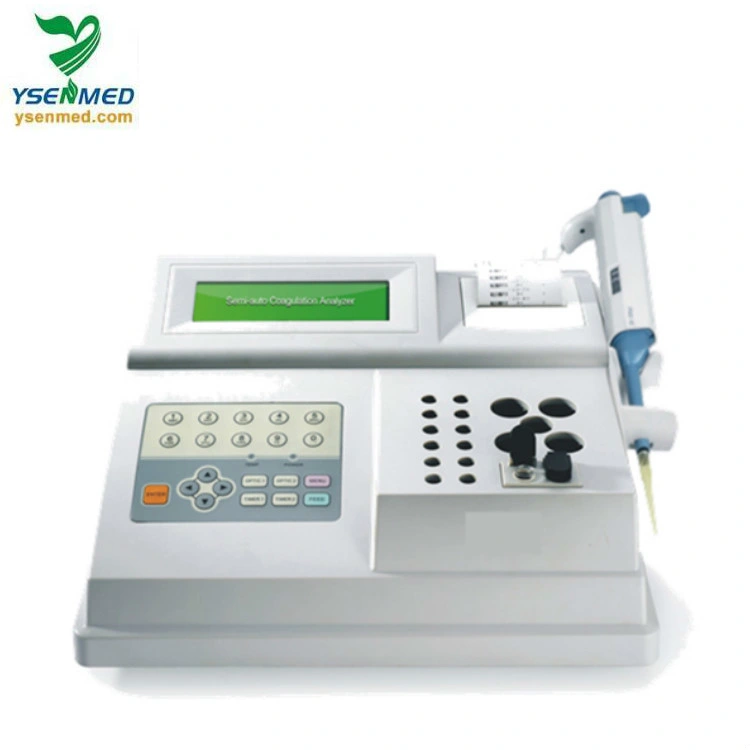 Medical Hospital Lab 2 Channels Automatic Blood Coagulation Analyzer