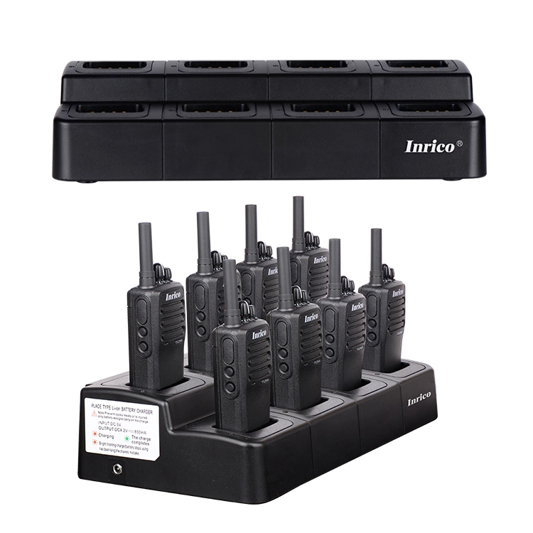 Inrico Mc-199 Two Way Radio Battery Charger 4G Walkie Talkie Eight Multi-Unit Charger for T529