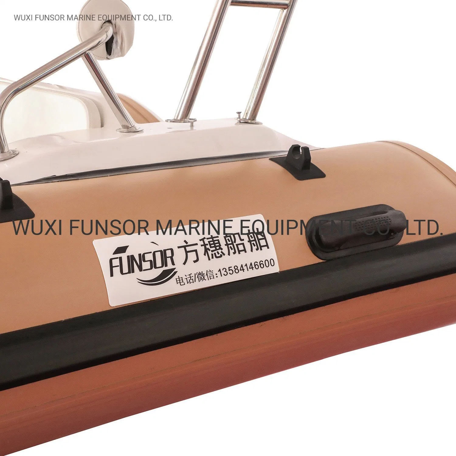 3.9m Length Rib Boat with Fiberglass Hull with CE Certificate