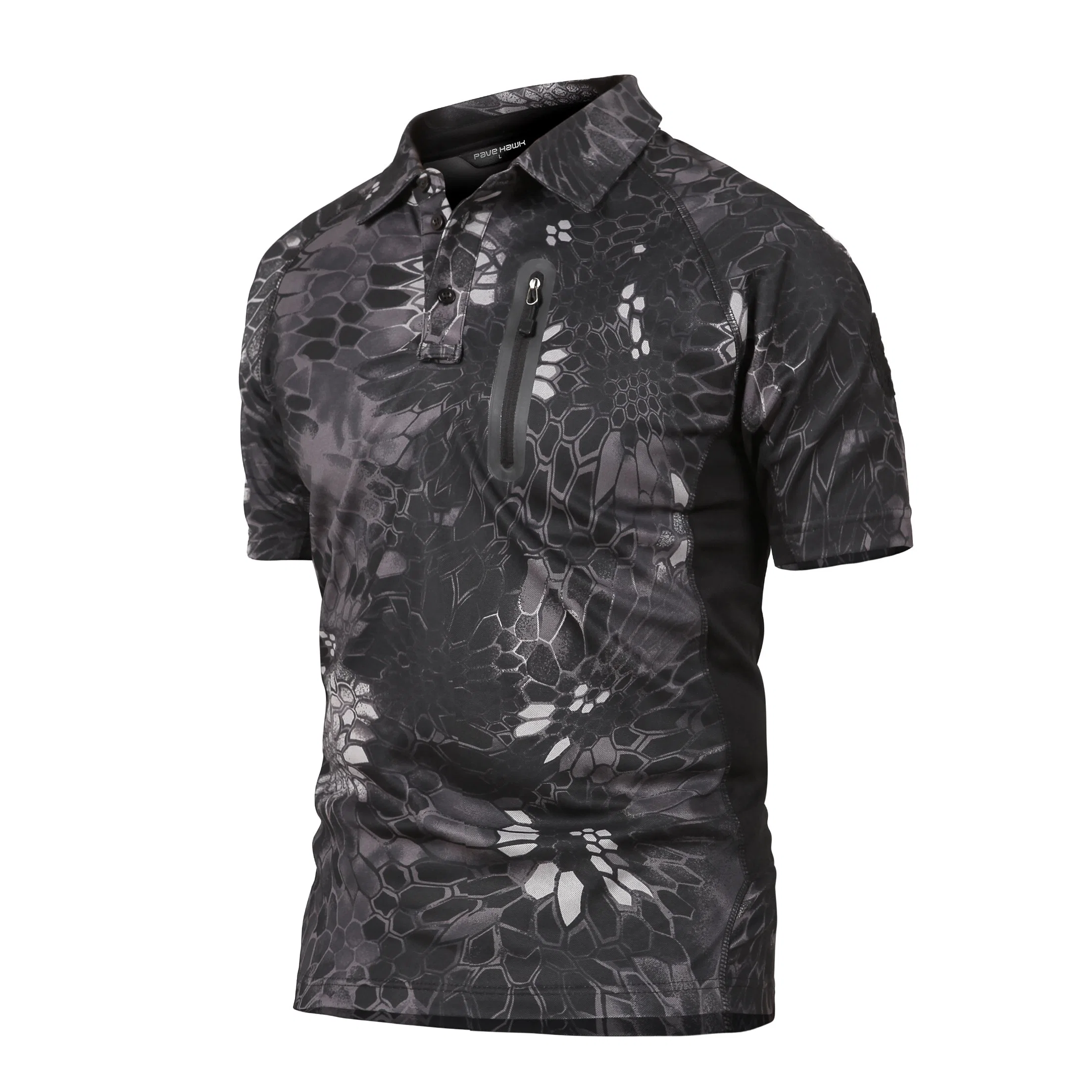 Men&prime; S Polo Shirt Quick Dry Performance Short Sleeve Tactical T-Shirt Pique Jersey Golf