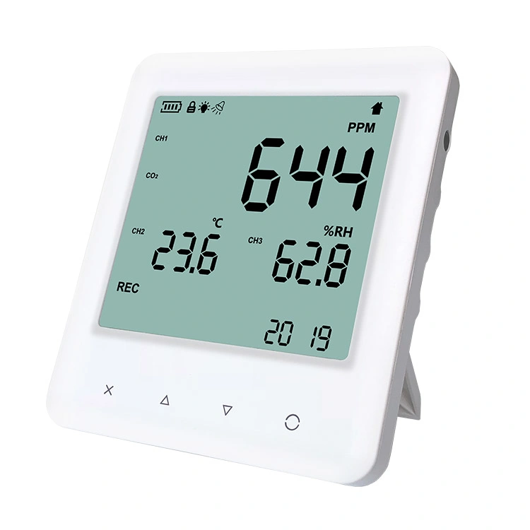 Yowexa Yem-40L Best Selling Thermo Hygrometer CO2 Tester Air Quality Monitor with Data Logger