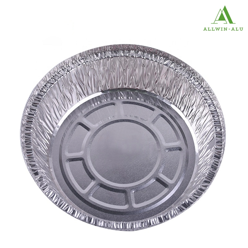 Factory Directly 7 Inch Disposable Aluminum Foil Pizza Pan/Tray Round Aluminium Foil Container with Lid