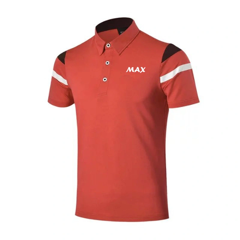 Polo de golf de alta calidad personalizado Popular Logo para hombre