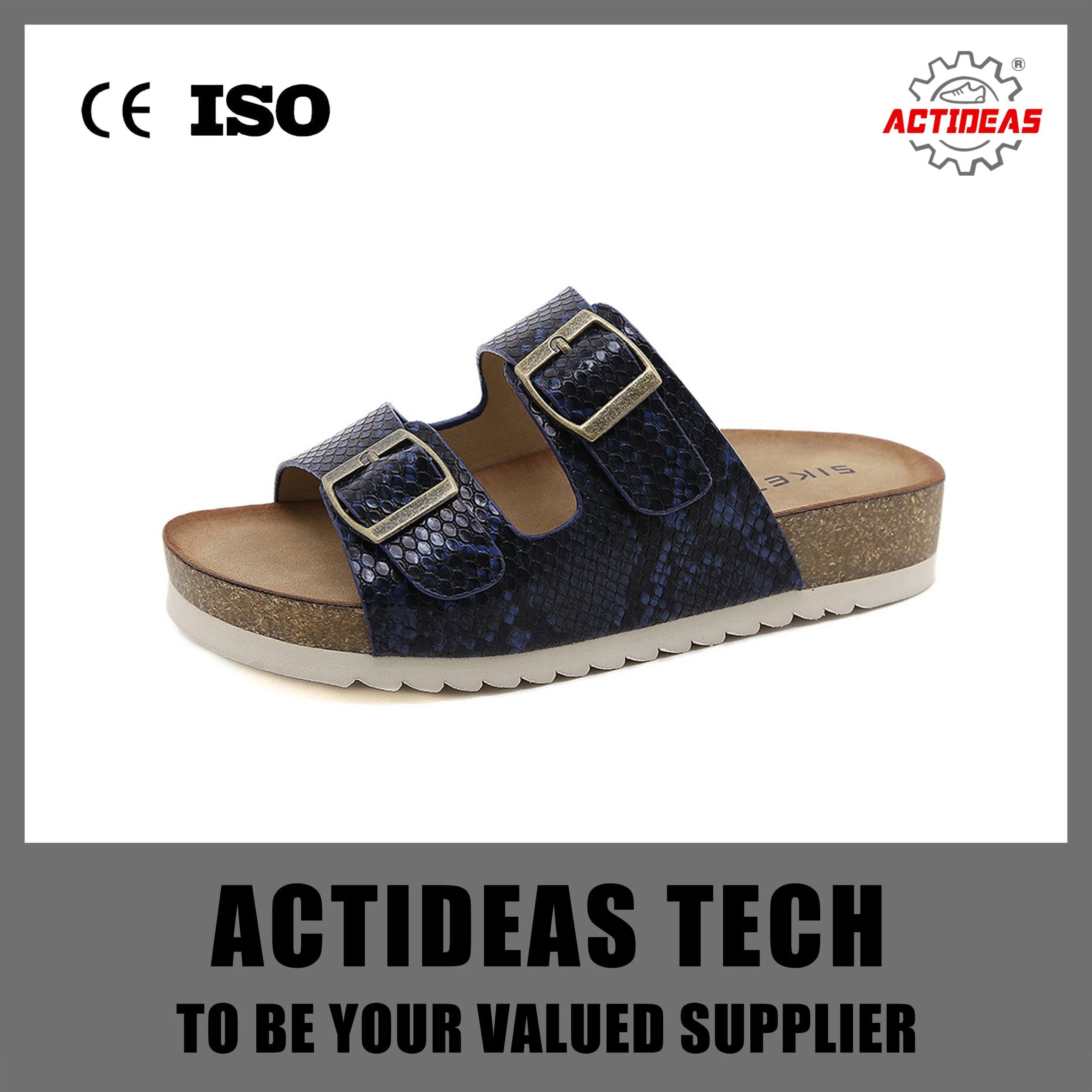 Wholesale/Supplier Footwear Outdoor Fashion Casual Lightweight Leather Slippers