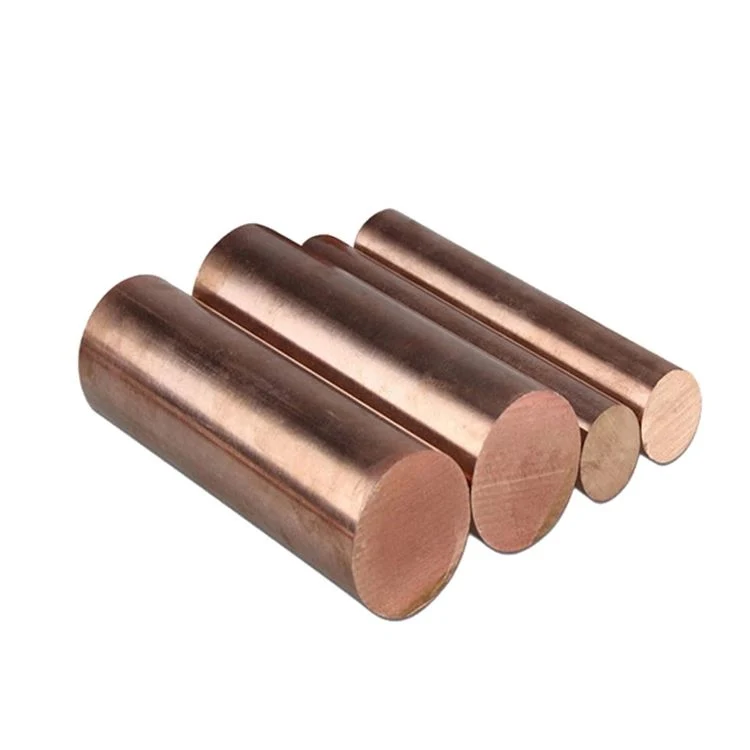 High Quality C11000 C101 Dia 2-90mm Round Rod Copper Bar Hard Half-Hard 99.9% Pure Copper Red Copper