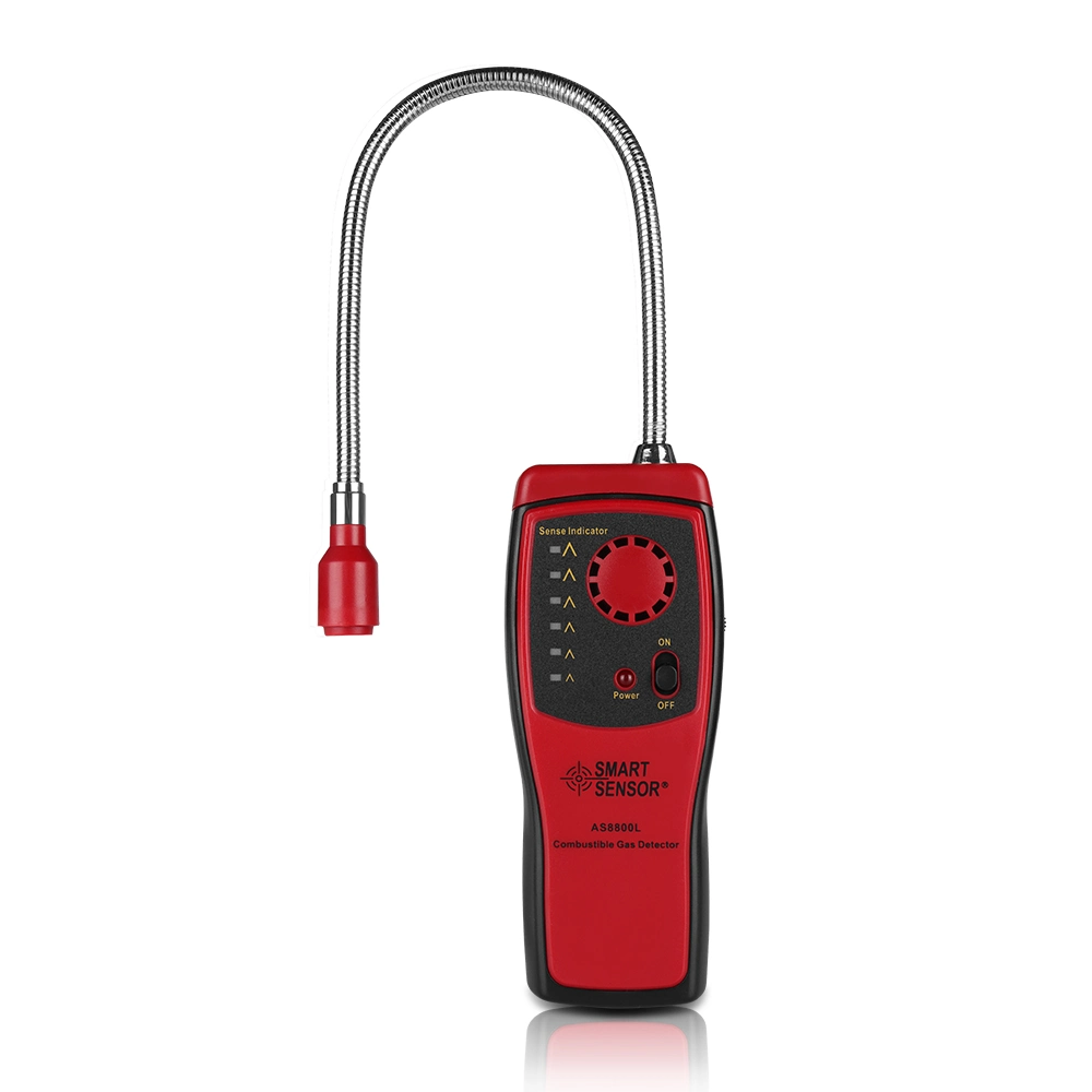 A porta do detector de gás combustível de fuga de Gás Natural inflamáveis determinar o testador de medidor analisador de gases com o som de alarme de Luz