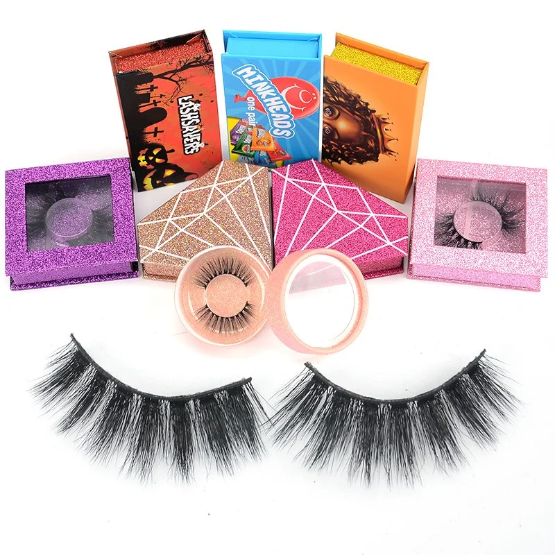 Wholesale/Supplier Natural 3D Faux Mink Eyelashes 3D Silk Lashes False Eyelashes