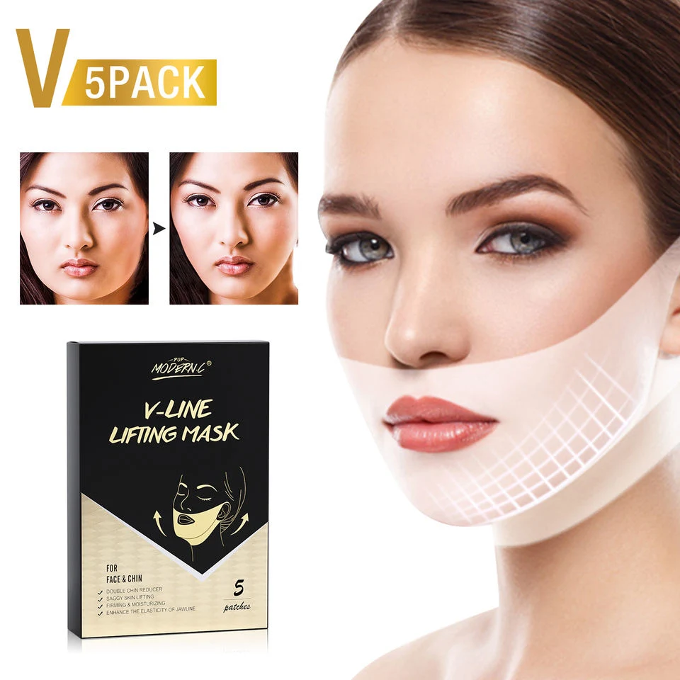 Face Lifting Chin Reduces Double Chin and Moisturizing Mask