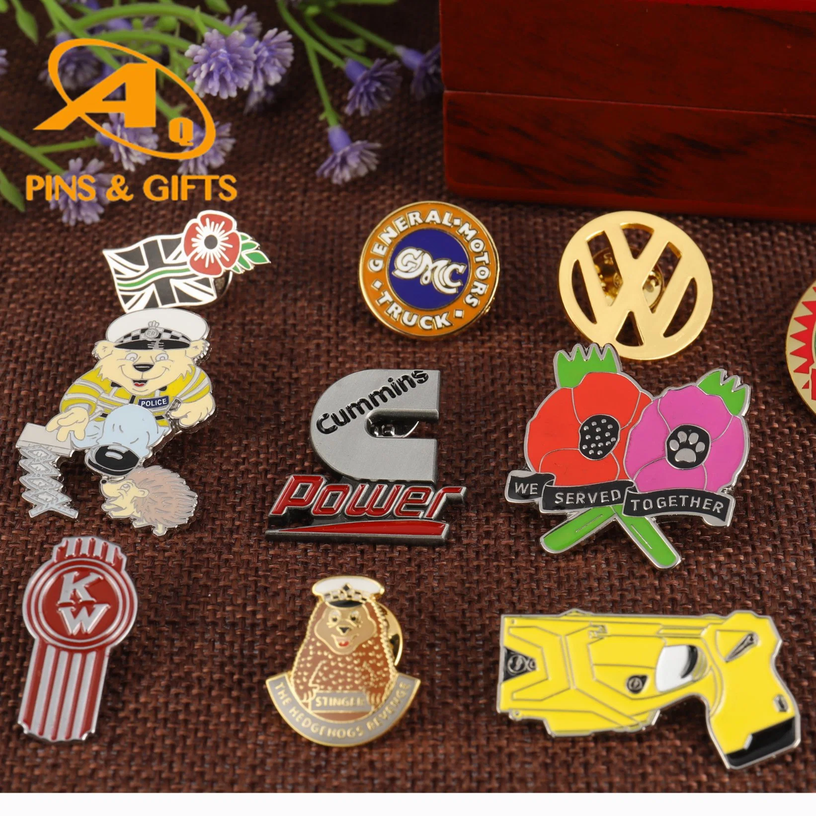 Metal Die Casting Lapel Pin Badges for Promotion Pin Tariff Code