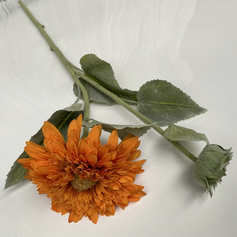 Artificial Sunflower Silk Flower for Indoor Outdoor Decoration